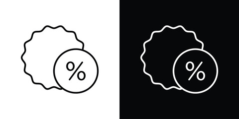 Percentage icon. Modern simple vector collection