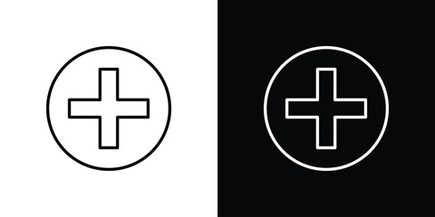 Obraz premium Plus icon. Modern simple vector collection