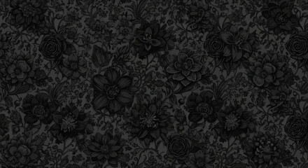 Dark abstract texture background with intricate details and rough surface.