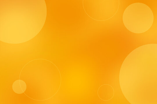 Bright abstract orange background with glowing circles and light effects