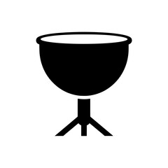 Timpani or Kettle Drum Percussion Instrument Icon