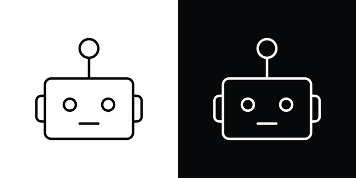Robot icon. Modern simple vector collection
