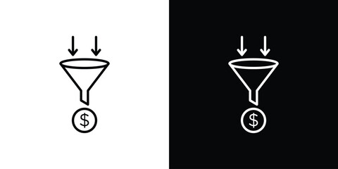 Sales funnel icon. Modern simple vector collection