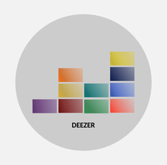 Color Block Dashboard  audio App Icon