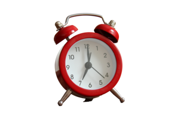 red alarm clock png format