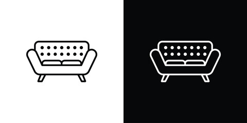Sofa icon. Modern simple vector collection