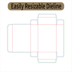 packaging dieline design, dieline template, dieline design, die-line vector