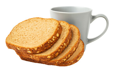 Selection of fresh tasty and delicious bakery items isolated on white background