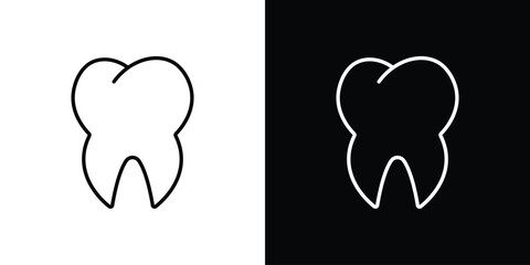 Tooth icon. Modern simple vector collection