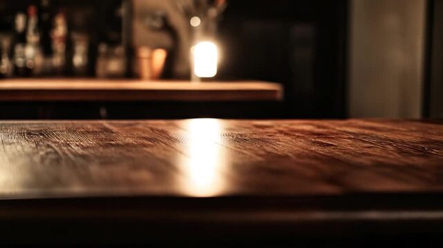 A close-up shot of a wooden table with wine glasses, perfect for use in scenes where fine dining and elegance are required
