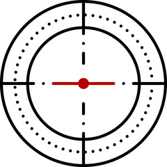 Sniper target focus icon