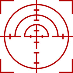 Red Sci Fi Crosshair
