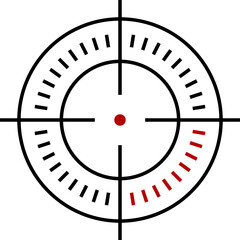 Sniper target focus icon