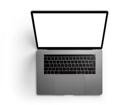 Laptop Mockup Top View