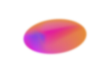 Pink Purple Orange blurred Design Element, Abstract Color Gradient Shape