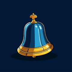 cute bell vector image