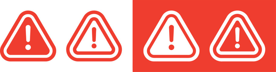 warning, alert, danger, caution, attention, hazard, sign, symbol, exclamation, mark, triangle, red, white, background, isolated, graphic, icon, safety, error, notification, information, concept, emerg