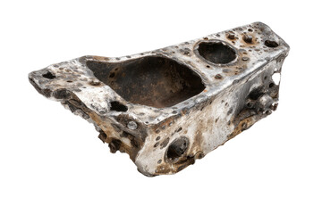 Rusty,  fragmented engine block,  industrial,  machinery part