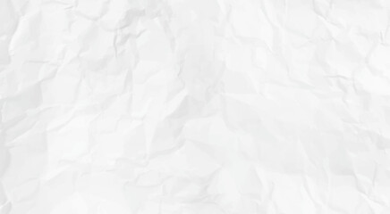 white crumpled paper. White crumpled paper sheet with a rough textured and wrinkled surface