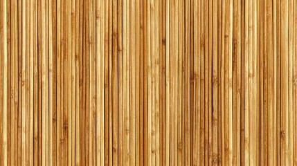 Fototapeta premium Natural bamboo sticks create a warm and inviting texture. The vertical arrangement highlights their smooth surface and earthy tones ideal for design projects and backgrounds.