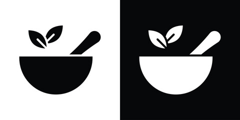 Herbal medicine icon - perfect for UI UX design