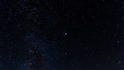 Fototapeta premium Night sky with stars sparkling and Galaxies on black background
