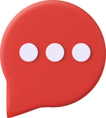 3d Chat bubble