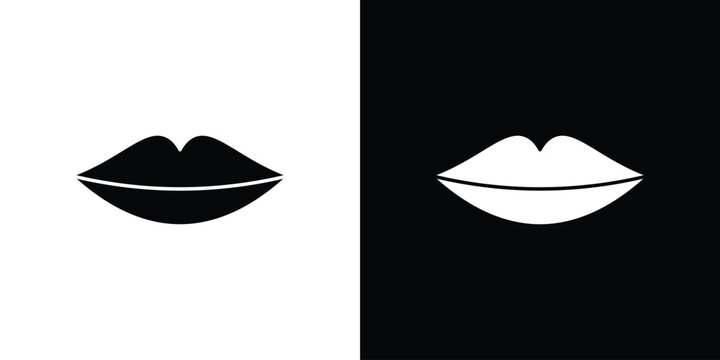 Lips icon - perfect for UI UX design