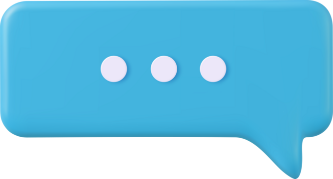 3d Chat bubble
