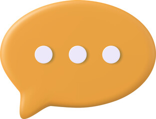3d Chat bubble