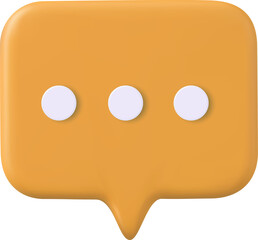 3d Chat bubble