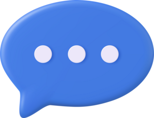3d Chat bubble