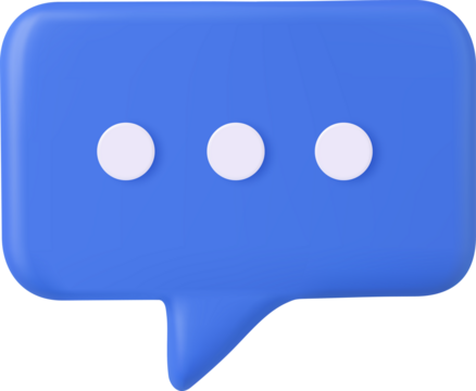 3d Chat bubble