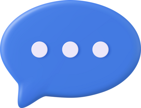 3d Chat bubble