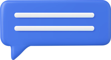 3d Chat bubble