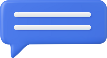 3d Chat bubble