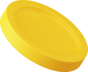 golden coin in different shape