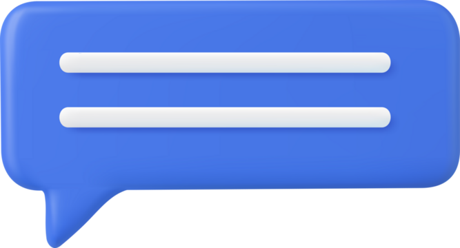 3d Chat bubble
