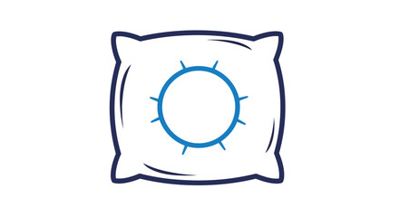 Comfortable pillow with a unique design