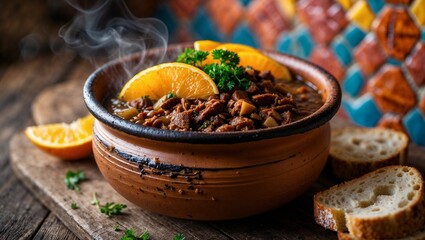 Feijoada in Ceramic Pot
