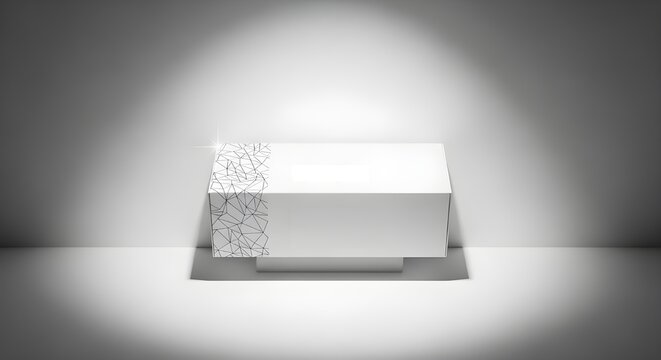 product mockup scene clean studio lighting soft shadows Empty branding focus for advertisement 