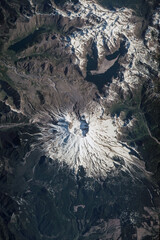 Aerial of Mt. St. Helens in Washington state