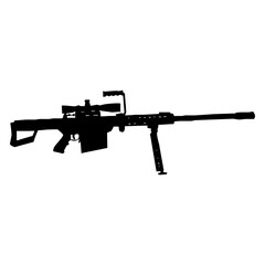 Sniper Rifle Silhouette