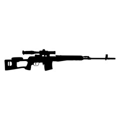 Sniper Rifle Silhouette