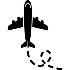 Commercial airplane soars leaving contrails, perfect for travel agency promotions