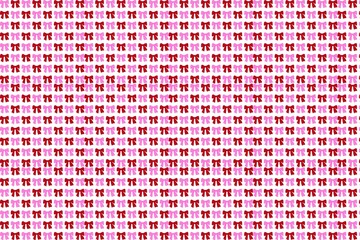 Seamless pattern of bows
