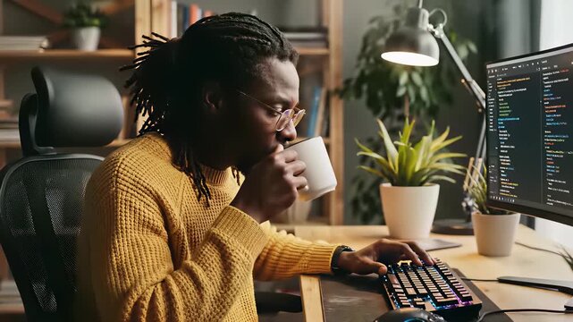 A group of people engaged in software development, surrounded by computers and other digital tools, typify the collaborative atmosphere of innovation where creatives and coders come together to.