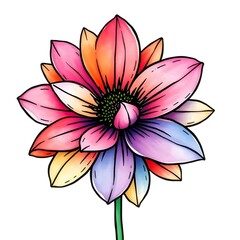 watercolor flower illustration