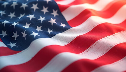 Obraz premium usa flag abstract 3d watercolor pattern background