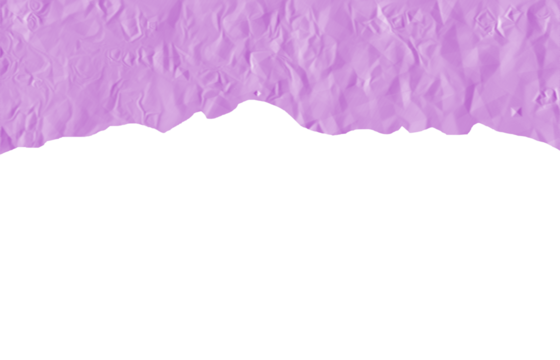 Abstract purple and black jagged silhouette background with rough edge isolated on transparent background